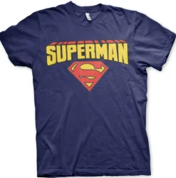 Superman Blockletter Logo T-Shirt