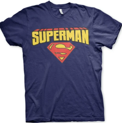 Superman Blockletter Logo T-Shirt