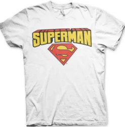 Superman Blockletter Logo T-Shirt