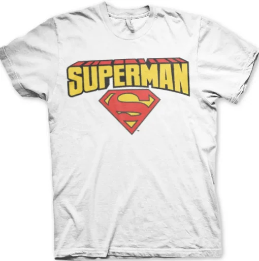 Superman Blockletter Logo T-Shirt