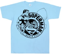 Superman World Hero Sketch T-Shirt
