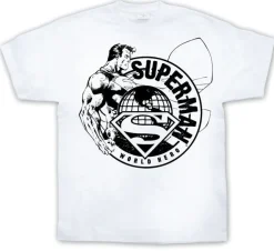 Superman World Hero Sketch T-Shirt