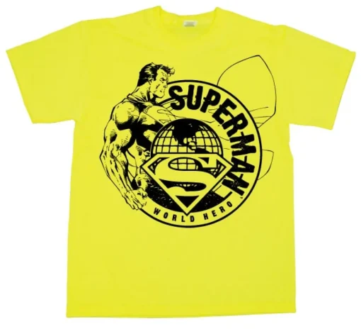 Superman World Hero Sketch T-Shirt
