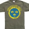 Swedish Airforce Distressed T-Shirt