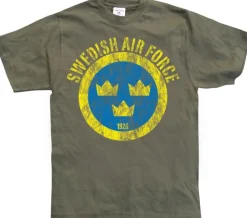 Swedish Airforce Distressed T-Shirt