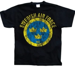 Swedish Airforce Distressed T-Shirt
