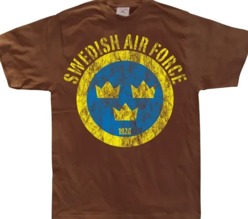 Swedish Airforce Distressed T-Shirt