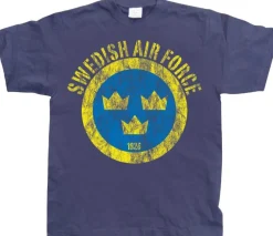 Swedish Airforce Distressed T-Shirt