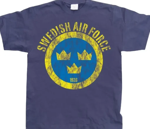 Swedish Airforce Distressed T-Shirt