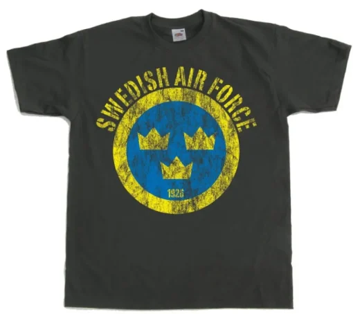 Swedish Airforce Distressed T-Shirt