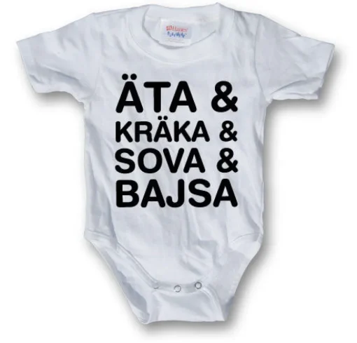 Äta / Kräka & Sova & Bajsa Body