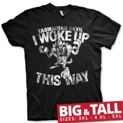 Tasmanian Devil - I Woke Up This Way Big & Tall T-Shirt