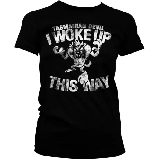 Tasmanian Devil - I Woke Up This Way Girly Tee