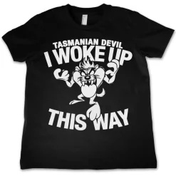 Tasmanian Devil - I Woke Up This Way Kids T-Shirt