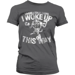 Tasmanian Devil - I Woke Up This Way Girly Tee