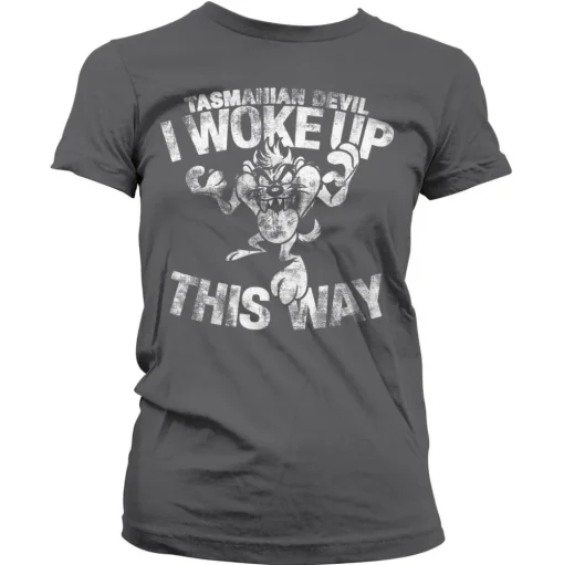 Tasmanian Devil - I Woke Up This Way Girly Tee