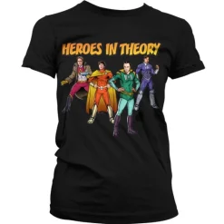 TBBT - Heroes In Theory Girly T-Shirt