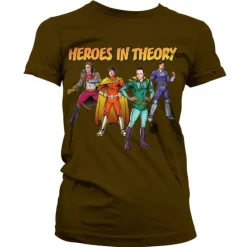 TBBT - Heroes In Theory Girly T-Shirt