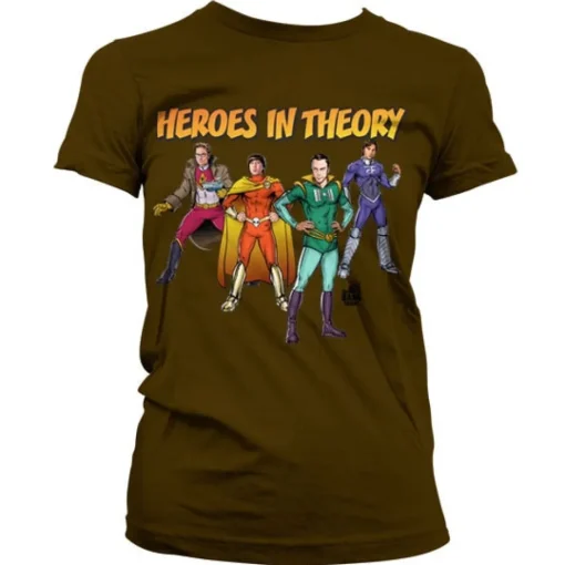 TBBT - Heroes In Theory Girly T-Shirt
