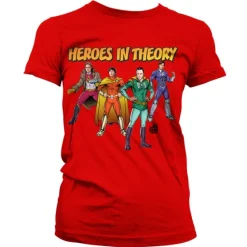 TBBT - Heroes In Theory Girly T-Shirt
