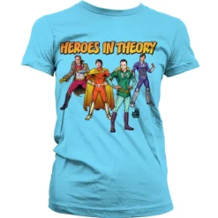 TBBT - Heroes In Theory Girly T-Shirt