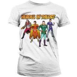 TBBT - Heroes In Theory Girly T-Shirt
