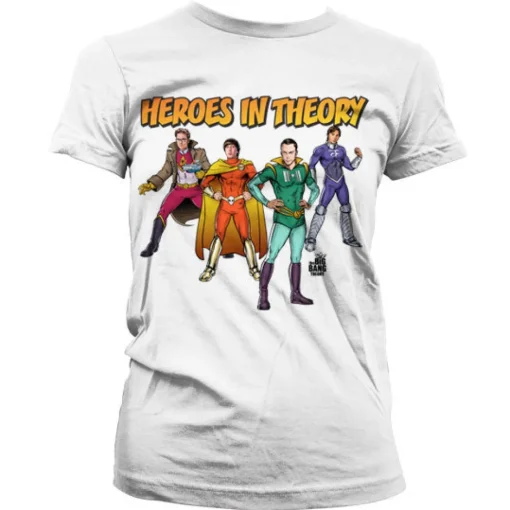 TBBT - Heroes In Theory Girly T-Shirt