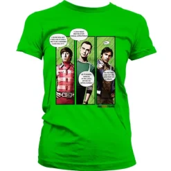 TBBT - Superhero Quips Girly T-Shirt