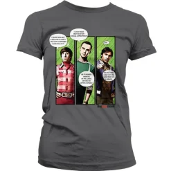 TBBT - Superhero Quips Girly T-Shirt