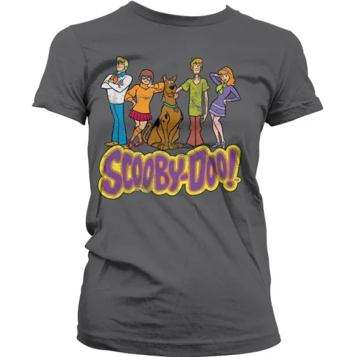 Team Scooby Doo Distressed Girly Tee