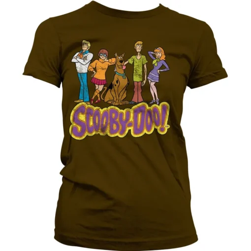 Team Scooby Doo Distressed Girly Tee