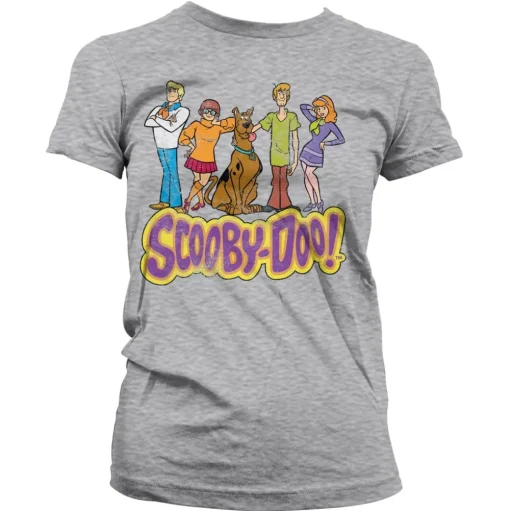 Team Scooby Doo Distressed Girly Tee