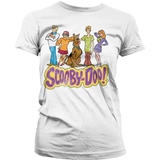 Team Scooby Doo Distressed Girly Tee
