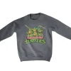Teeange Mutant Ninja Turtles Distressed Group Kids Sweatshirt