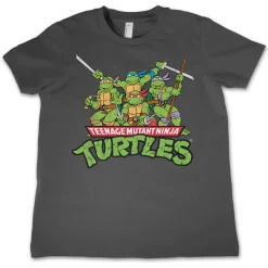 Teeange Mutant Ninja Turtles Distressed Group Kids T-Shirt