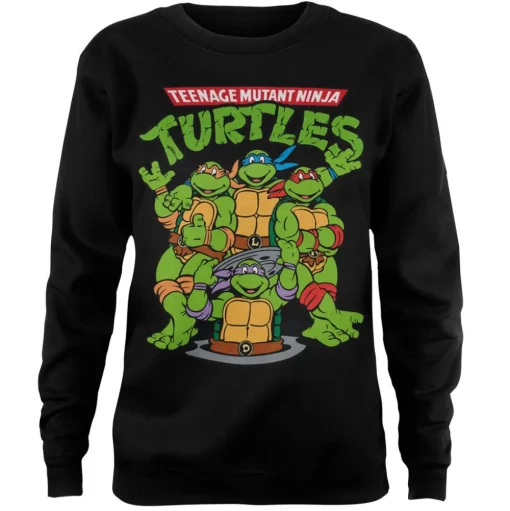 Teenage Mutant Ninja Turtles Group Girly Sweatshirt