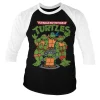 Teenage Mutant Ninja Turtles Group Baseball 3/4 Sleeve Tee
