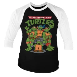 Teenage Mutant Ninja Turtles Group Baseball 3/4 Sleeve Tee