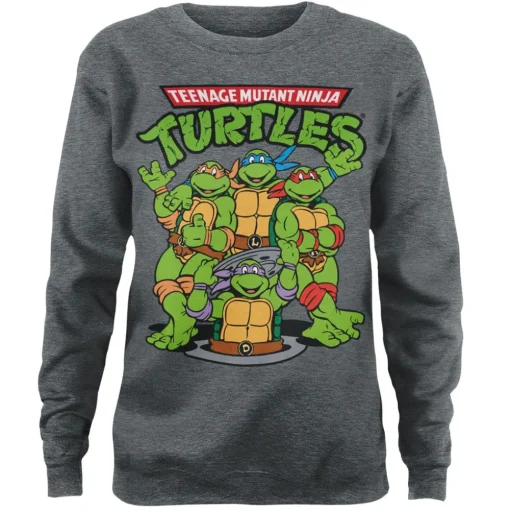 Teenage Mutant Ninja Turtles Group Girly Sweatshirt