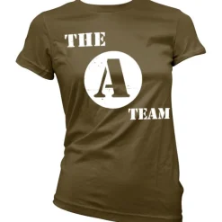 The A-Team Distressed Logo Girly Tee
