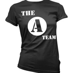 The A-Team Distressed Logo Girly Tee