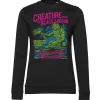The Creature From The Black Lagoon Girly Sweatshirt