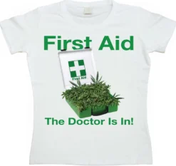 The Doctor Is In! Girly T-shirt