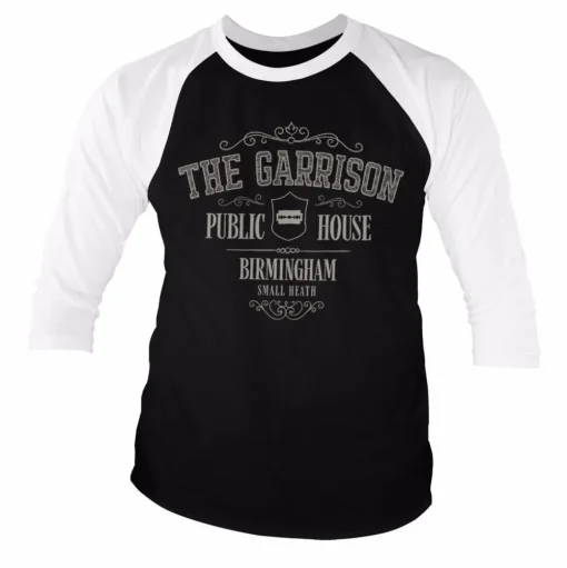 The Garrison Public House Baseball 3/4 Sleeve Tee