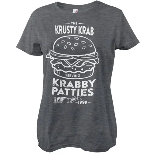 The Krusty Krab Serving Krabby Patties Girly Tee