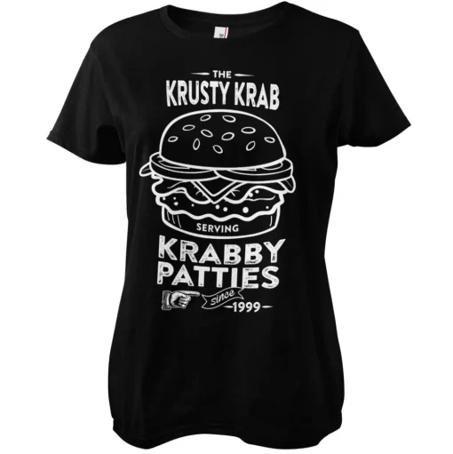 The Krusty Krab Serving Krabby Patties Girly Tee