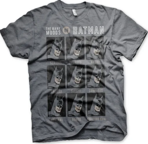 The Many Moods Of Batman T-Shirt