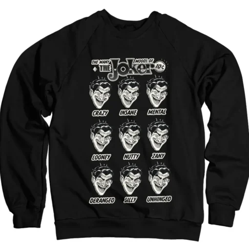 The Many Moods Of The Joker Sweatshirt