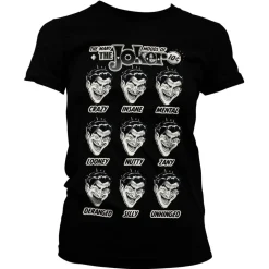 The Many Moods Of The Joker Girly Tee