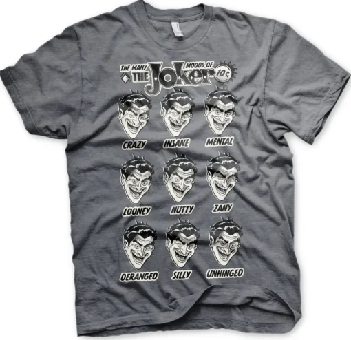 The Many Moods Of The Joker T-Shirt